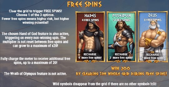 Rise of Olympus FREE SPINS