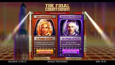 The Final Countdown - Feature Choice