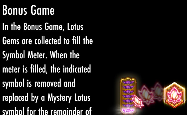 Divine Lotus BONUS GAME