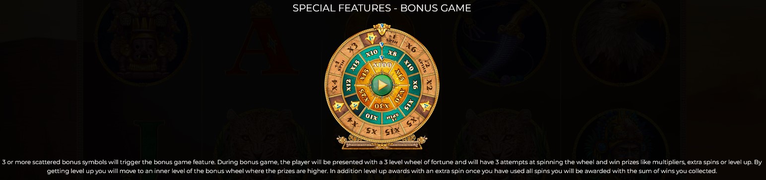 Aztec Spell BONUS GAME