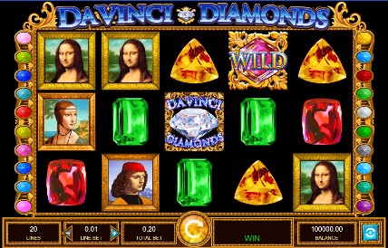 Da Vinci Diamonds theme and design