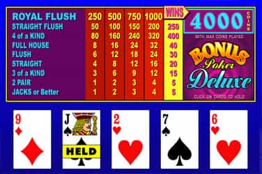 Bonus Poker Deluxe Microgaming