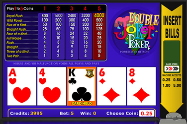 Double Joker Poker Betsoft