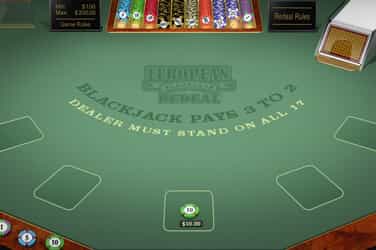 European Blackjack Redeal Gold Microgaming