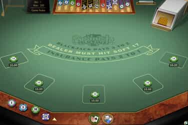 Spanish 21 Blackjack Gold  Microgaming