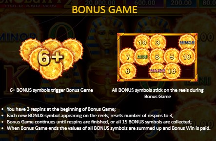 Sun of Egypt 2 bonus game