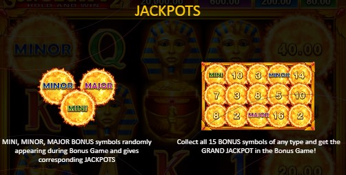 Sun of Egypt 2 jackpots