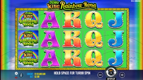 Emerald King Rainbow Road Theme and Design