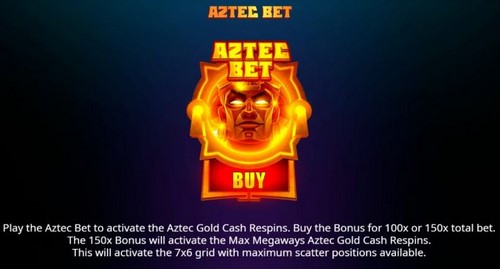 Aztec Gold Extra Gold Megaways AZTEC BET