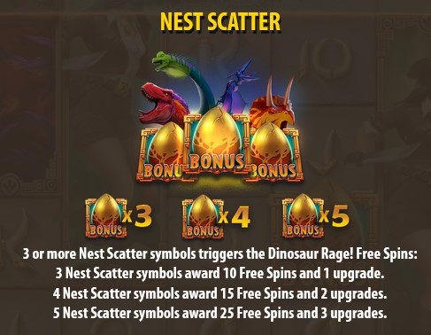 Dinosaur Rage NEST SCATTER