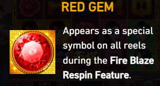 Fire Blaze Sisters Red Gem