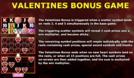 Lovefool VALENTINE BONUS GAME