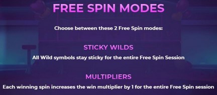 Reel Desire FREE SPIN MODES