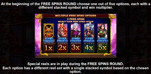 Rise of Samurai FREE SPINS