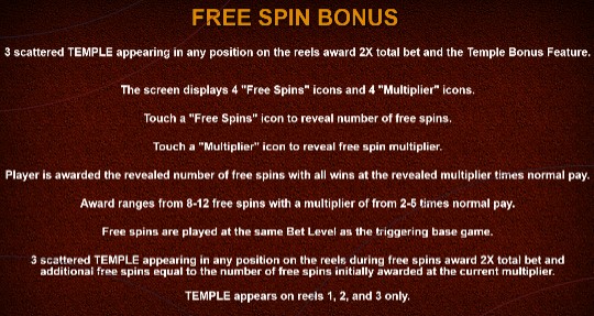 Aztec Star FREE SPIN BONUS