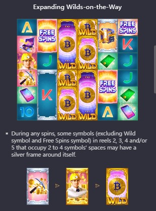 GoldCrypto Gold Slot wilds