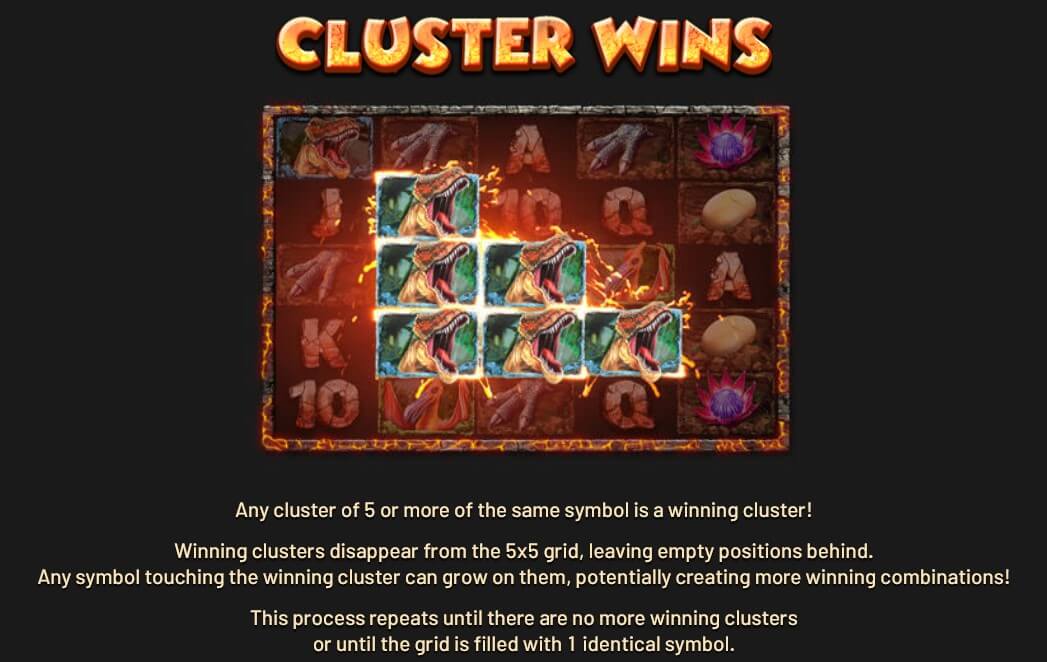 Lava Gold CLUSTER WINS