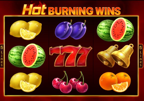 Hot Burning Wins Theme and Design