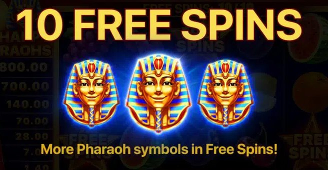 9 Happy Pharaohs Free spin