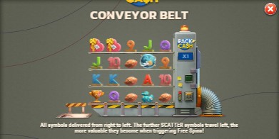 Pack and Cash convoi belt