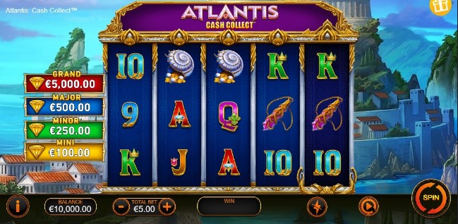 Atlantis Cash Collect Theme