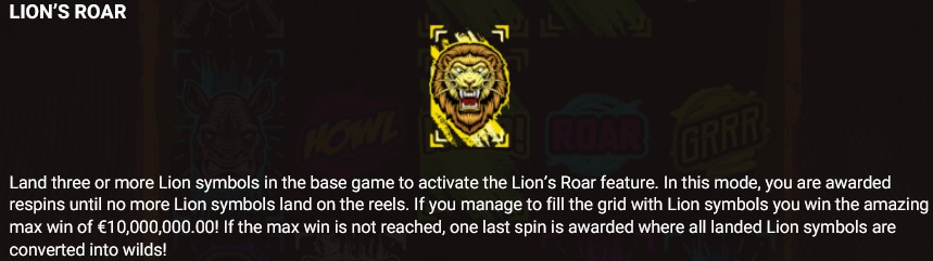 Born Wild LION ROAR