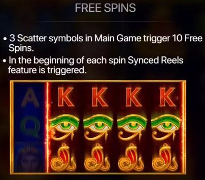 Spirit of Egypt Hold and Win FREE SPINS