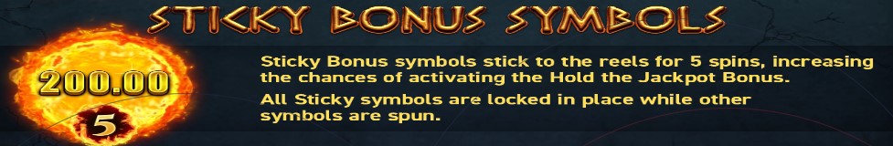 Power of Gods Hades STICKY BONUS SYMBOLS