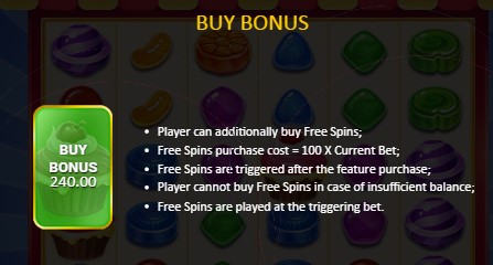 Candy Boom Buy Bonus