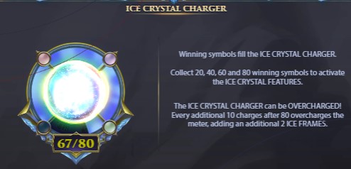 Legend of the Ice Dragon ice crystal charger