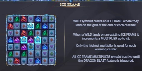 Legend of the Ice Dragon ice frame