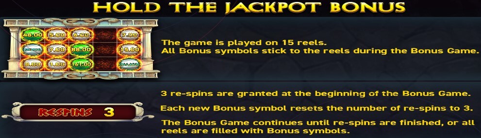 Power of Gods Medusa HOLD THE JACKPOT BONUS