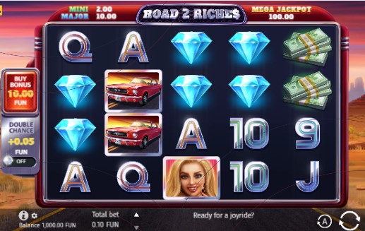 Road 2 Riches theme and design