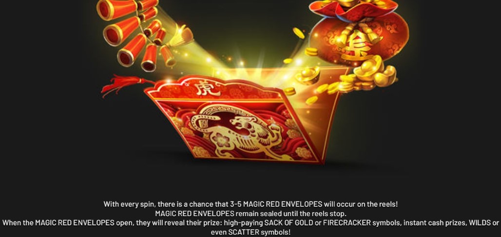 Gold Tiger Ascent MAGIC RED ENVELOPES