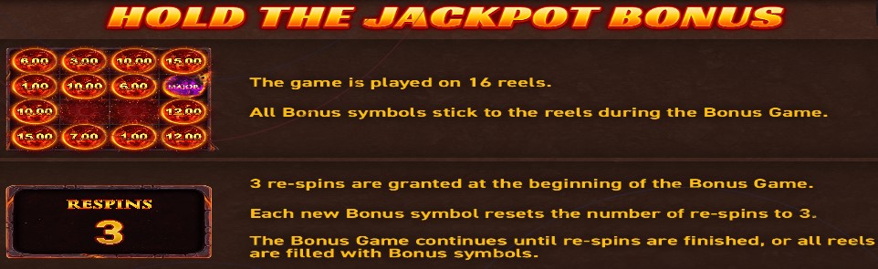 Sizzling Moon HOLD THE JACKPOT BONUS