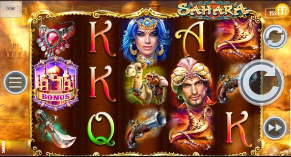 Sahara Octavian gaming theme and design